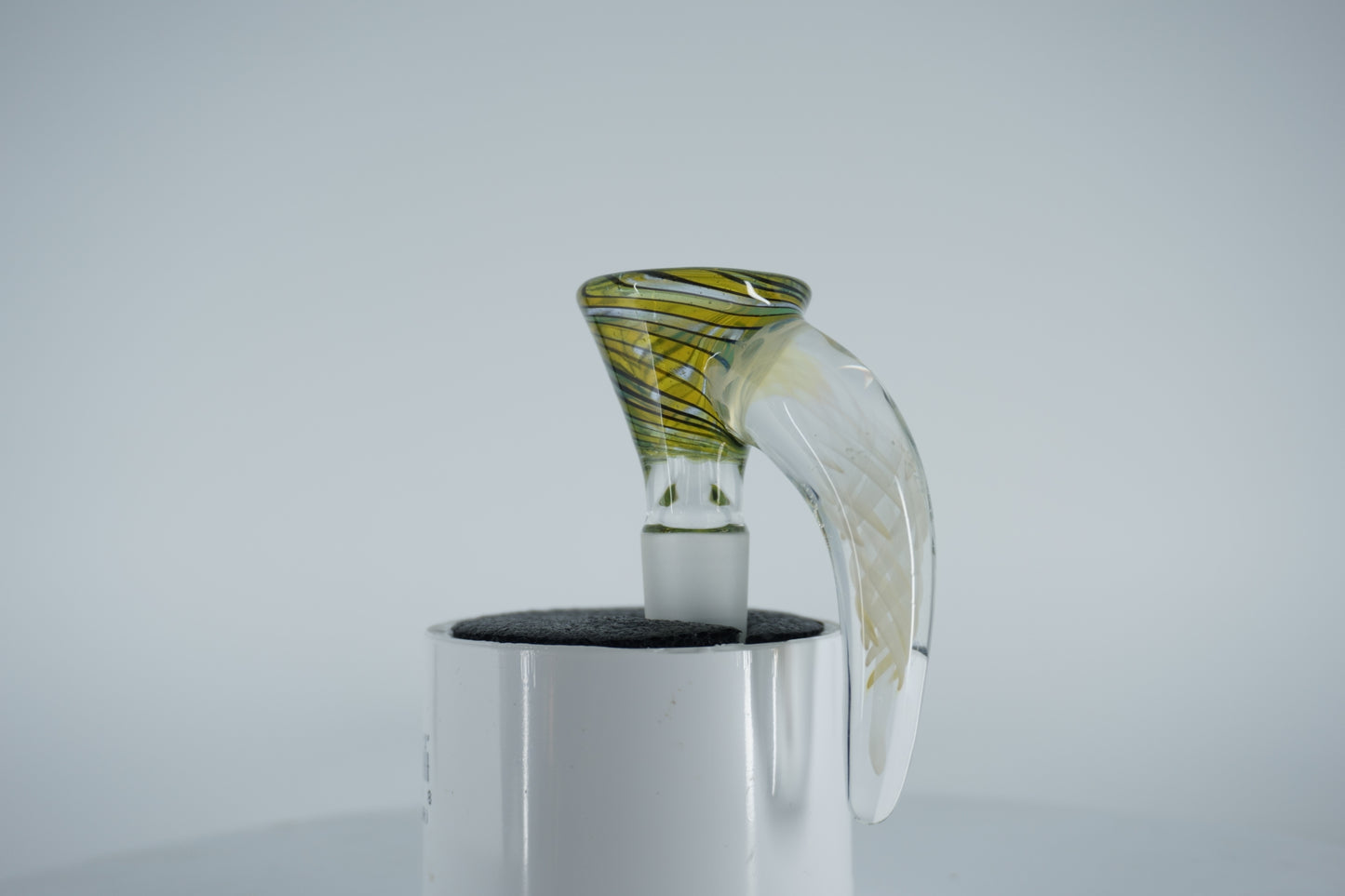 14mm Slide - Green/Yellow Claw (Maritime Glassworks)