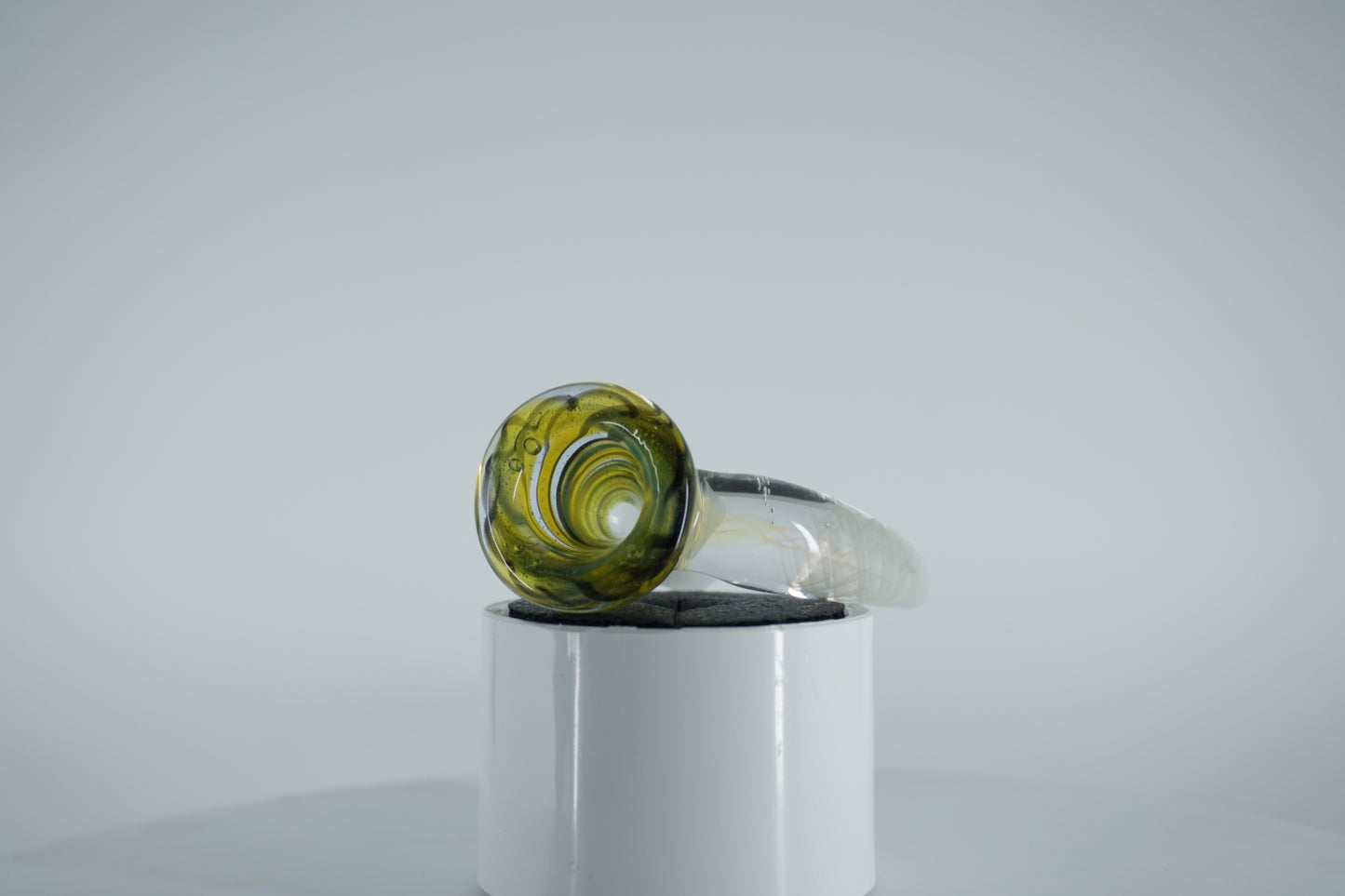 14mm Slide - Green/Yellow Claw (Maritime Glassworks)