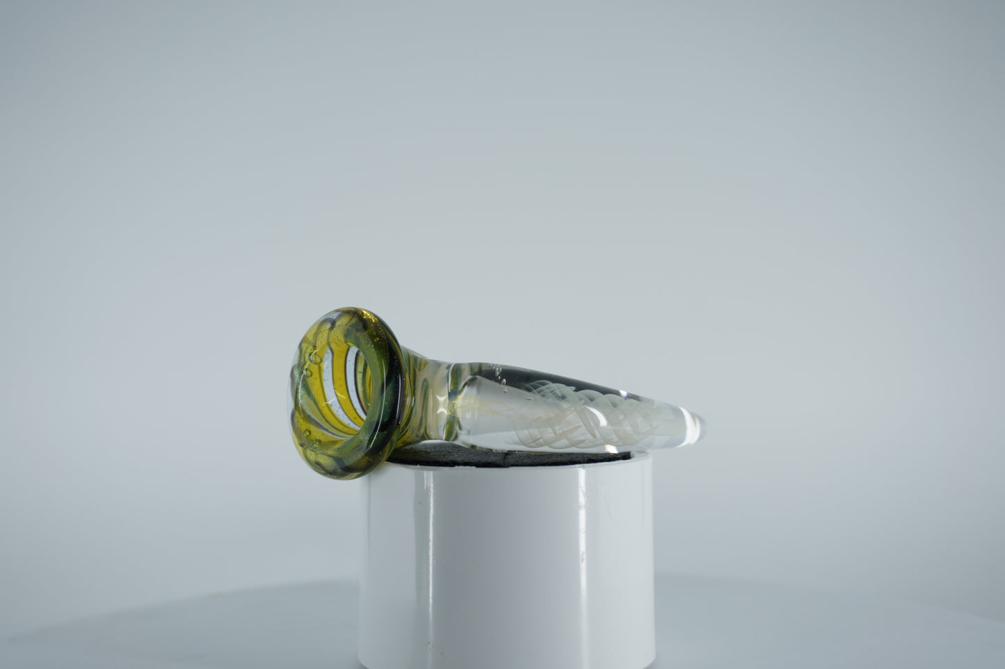 14mm Slide - Green/Yellow Claw (Maritime Glassworks)