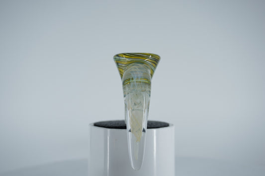 14mm Slide - Green/Yellow Claw (Maritime Glassworks)