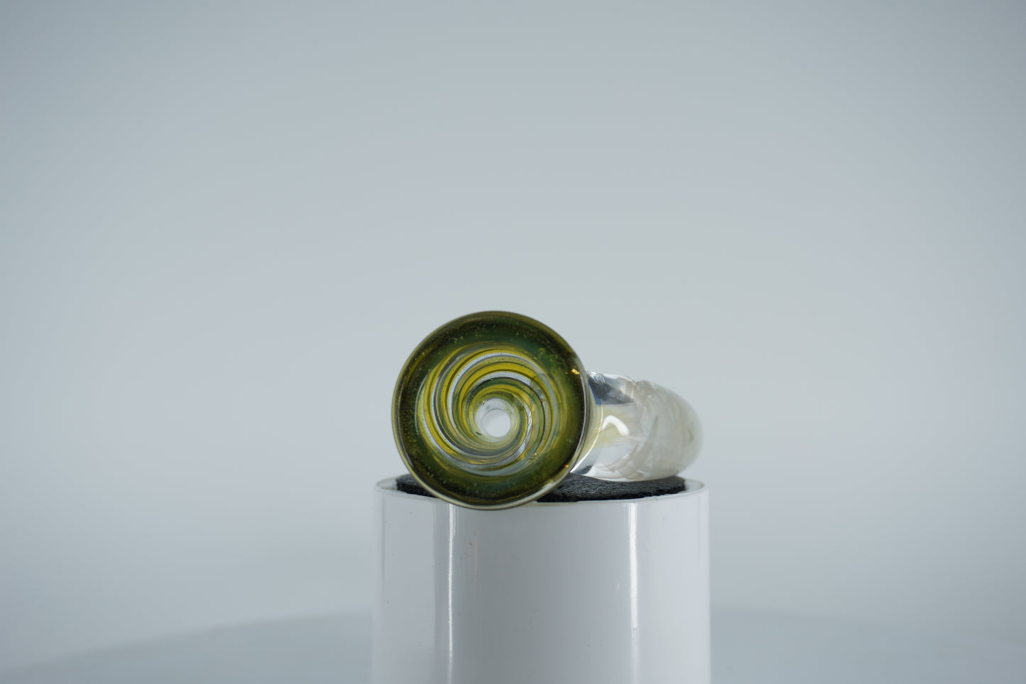 14mm Slide - Green/Yellow Claw (Maritime Glassworks)
