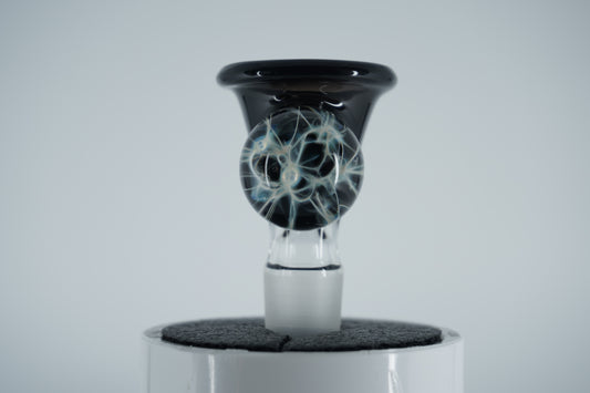 14mm Slide - Black Marble (Maritime Glassworks)