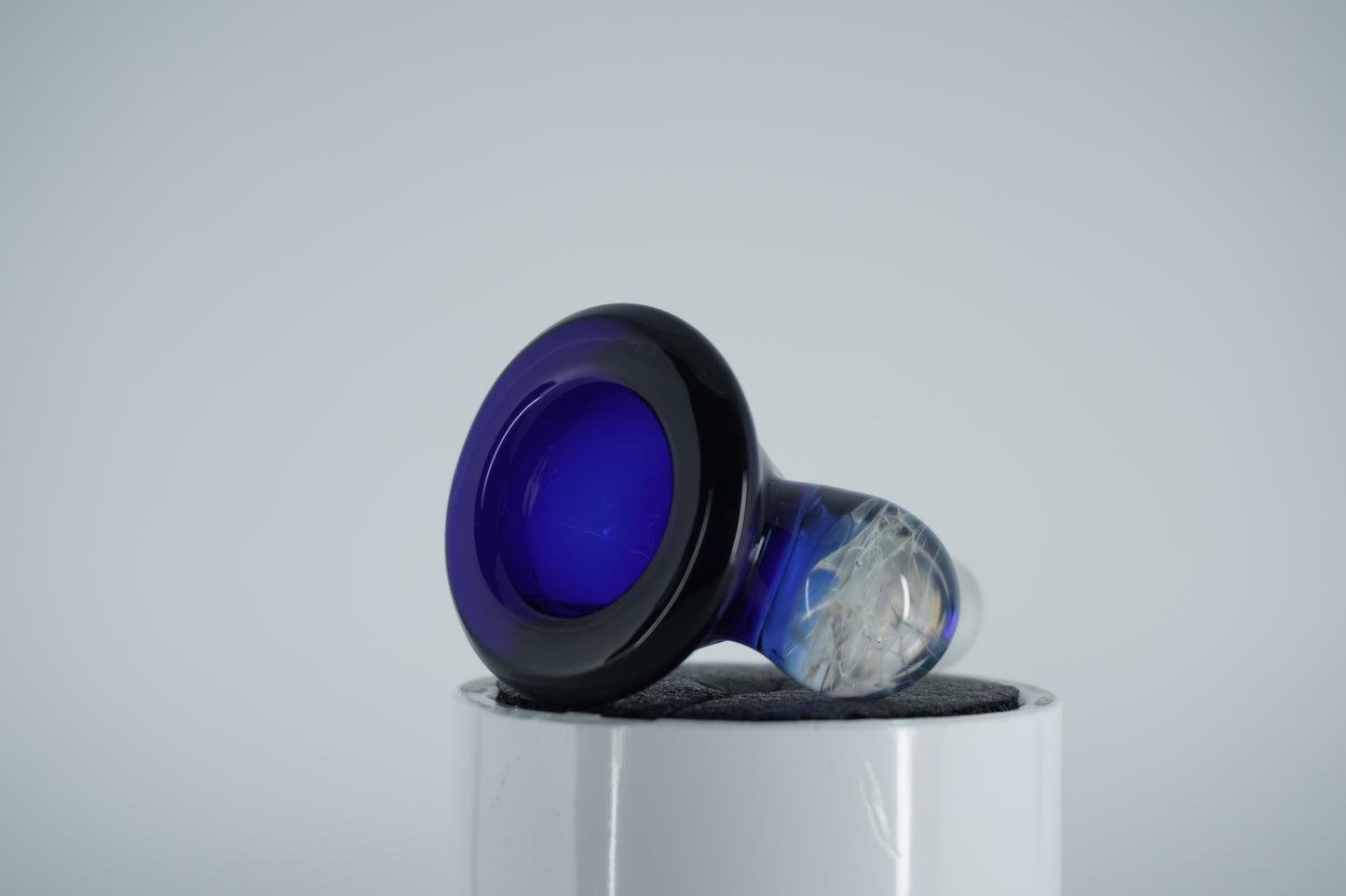 14mm Slide - Blue/Purple Marble (Maritime Glassworks)